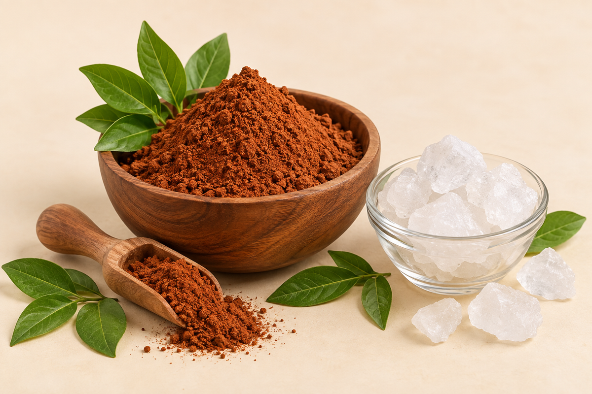 Henna powder and alum crystals at Global Mart Salem Oregon