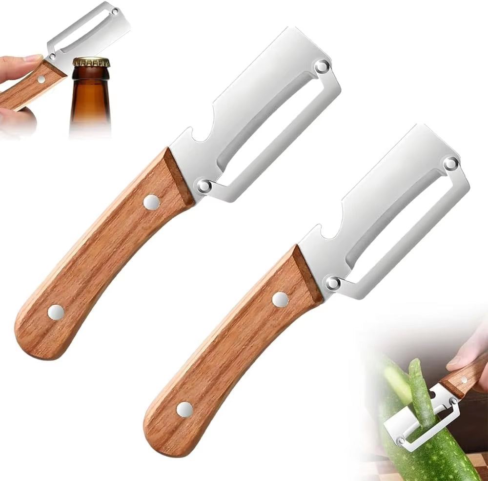 Premium Wooden Vegetable Peeler