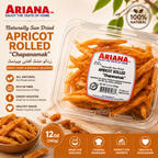 Ariana Naturally Sun-Dried Rolled Apricots (Chapanamak) – 340g
