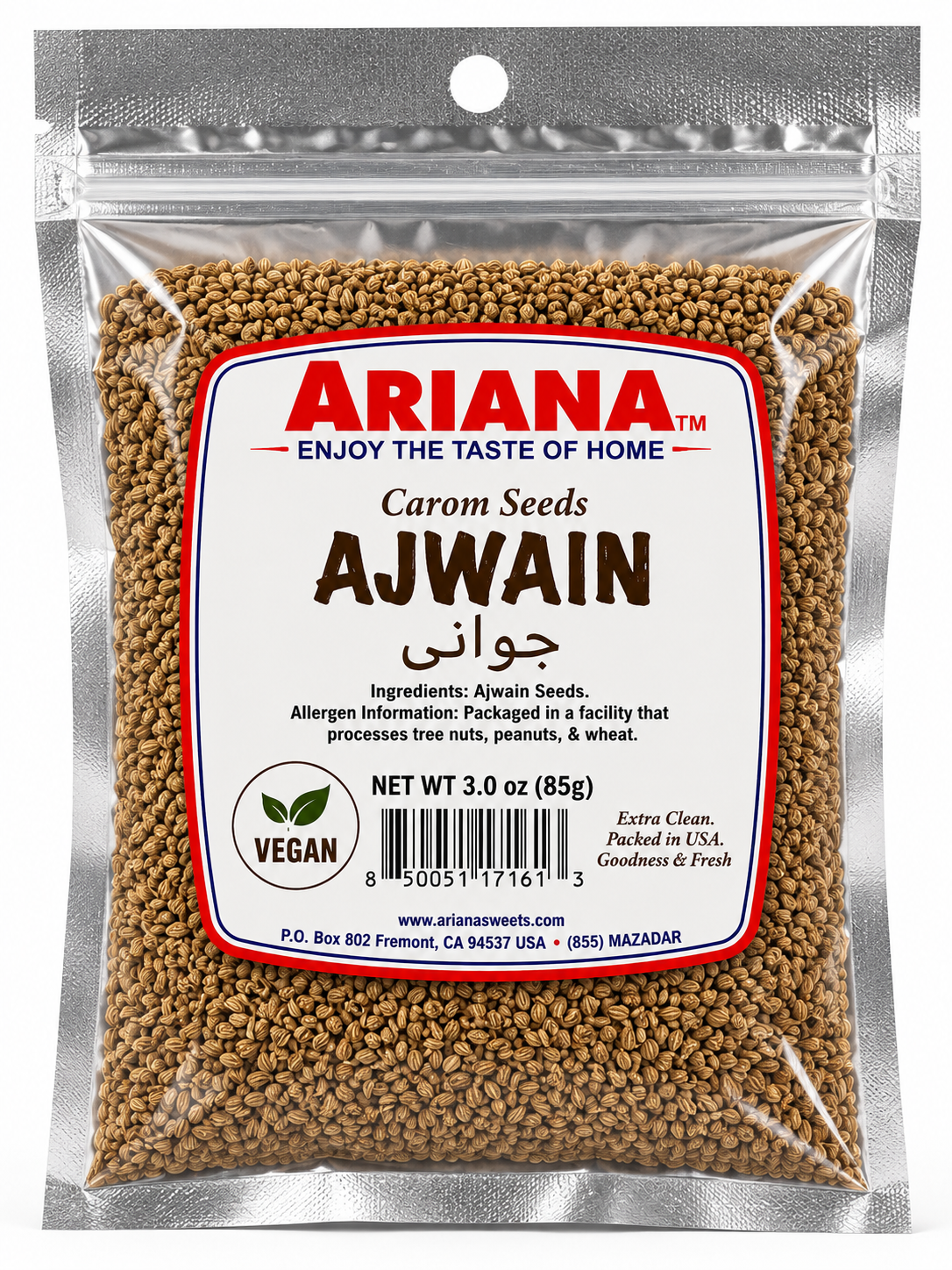 Ariana Ajwain Seeds – Premium Carom Seeds | Aromatic & Traditional Spice