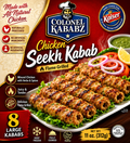 Colonel Kabab Chicken Seekh Kabab – Flame Grilled | Authentic Ready-to-Heat Chicken Kababs