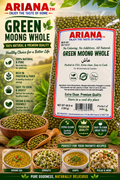 Ariana Green Mung Whole – Premium Whole Green Mung Beans | Nutritious & Versatile Legume
