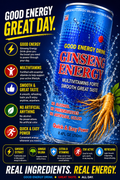Korean Red Ginseng Energy Drink – Natural Energy and Refreshment