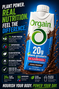 Orgain Organic Chocolate Nutrition Shake – Clean Plant-Based Protein & Nutrition