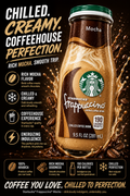 Starbucks Frappuccino Mocha Chilled Coffee Drink