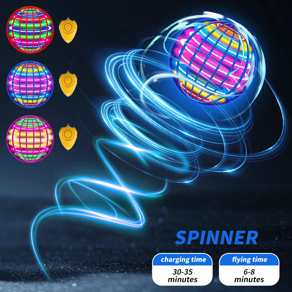 Intelligent Induction Spinning Ball Levitating Magic Flying Toy Black Technology Novelty Gifts For Kids Wholesale