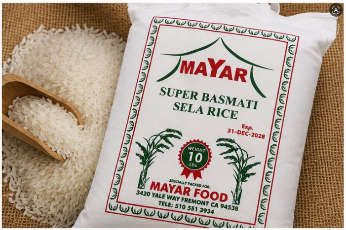 Mayar Super Basmati Sela Rice – Premium Long Grain Rice 10LB