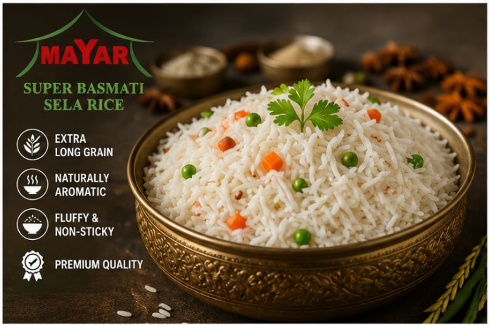 Mayar Super Basmati Sela Rice – Premium Long Grain Rice 10LB