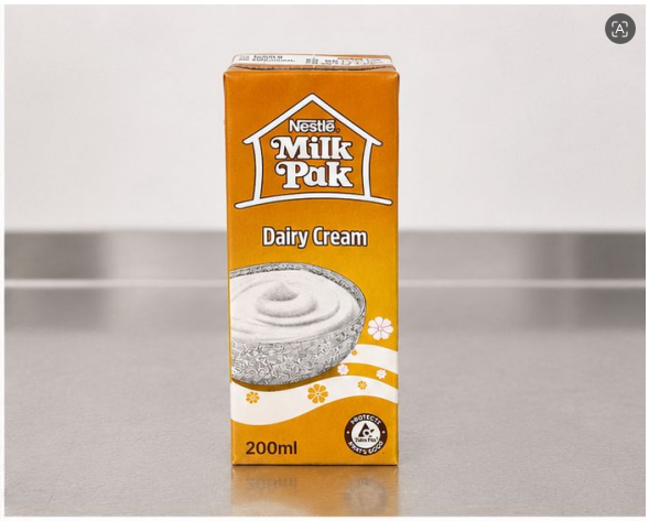 Nestlé Milk Pak Dairy Cream – Premium Cooking & Dessert Cream 200ml