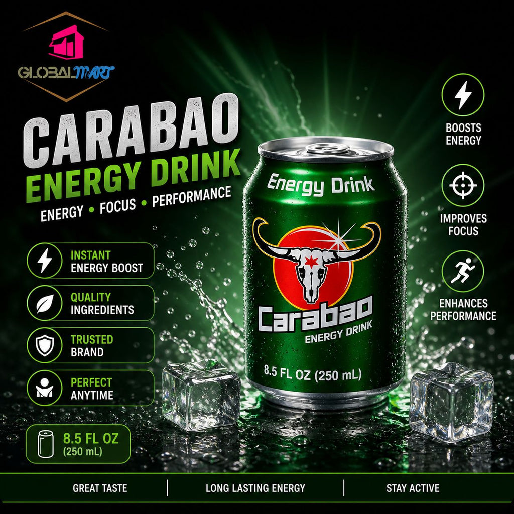 Carabao Energy Drink 250mL – Instant Energy Boost