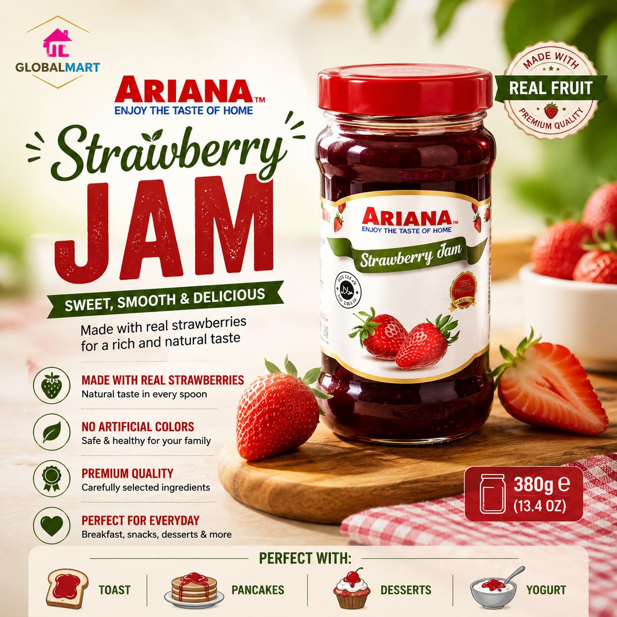 Goldis Strawberry Jam