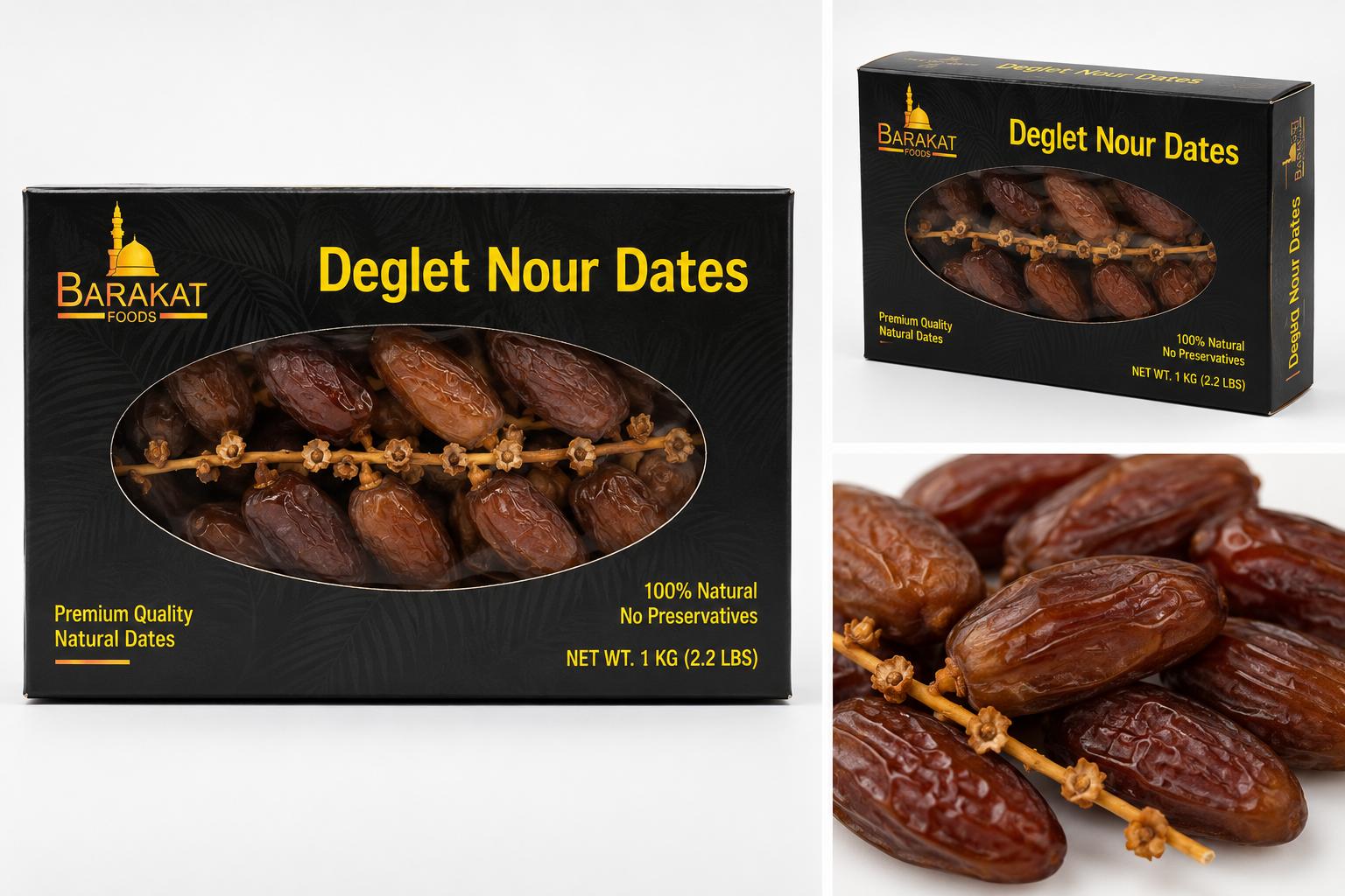 Premium Deglet Noor Dates – Naturally Sweet & Delightfully Tender