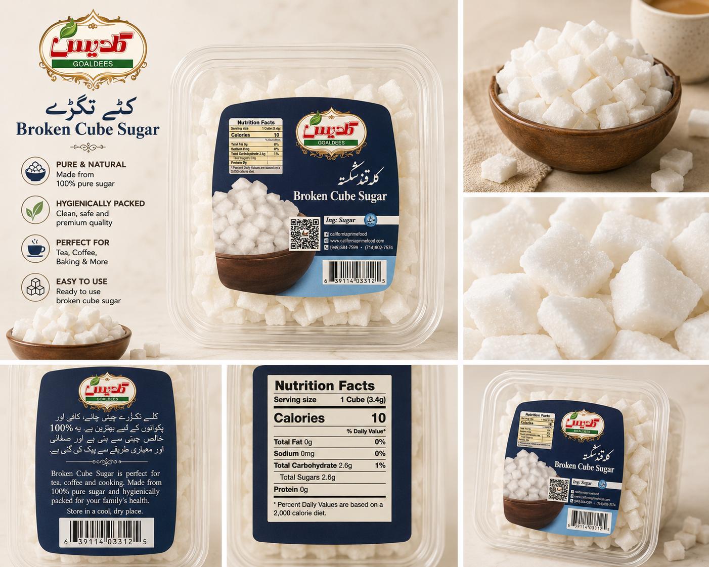 Premium White Sugar Cubes