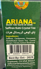 Ariana tea original barcode and expiration date