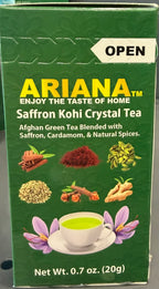 Ariana tea packaging original details