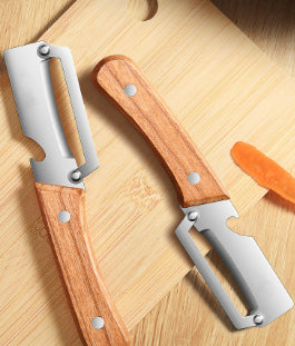 Premium Wooden Vegetable Peeler