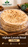Fresh Afghan Lavash Bread 5 Pack at Global Mart Salem Oregon