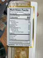 MidEast honey comb ingredient nutrition information